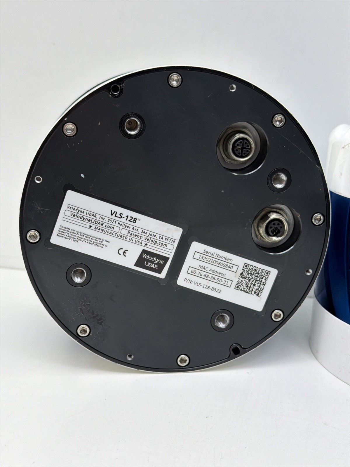 VELODYNE VLS128_T HIGH-PRECISION LIDAR VLS-128 P/N: VLS-128-B322 (AS IT IS)