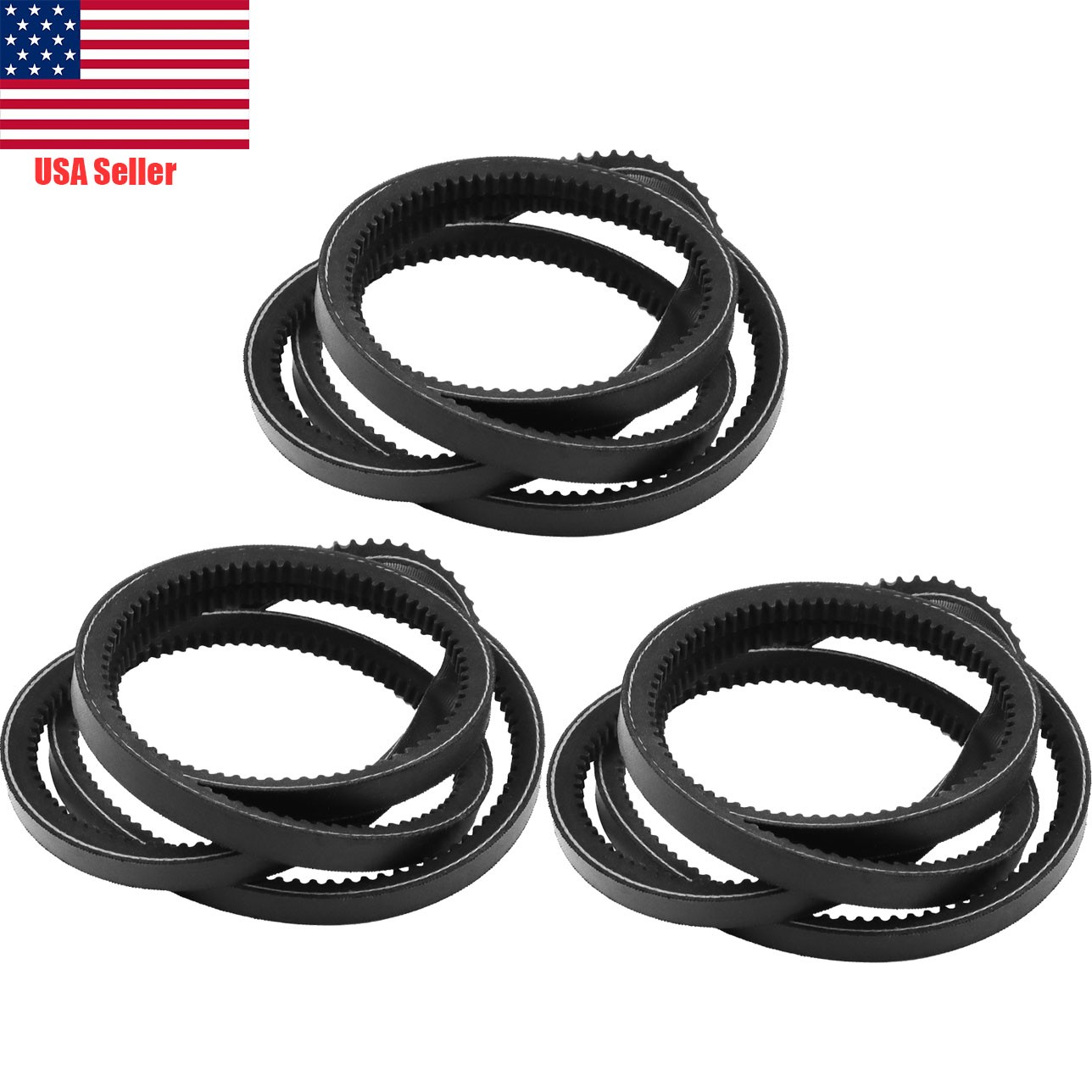 3Pcs Belt for Dexter T400 & T600 Washing Machines Part # 9040-076-005