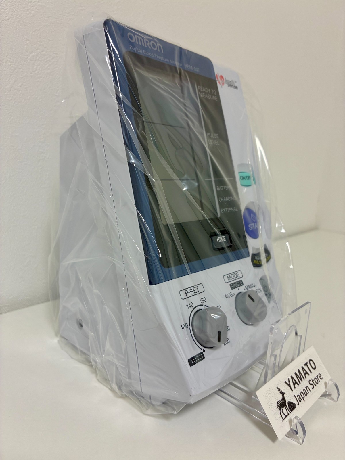 Omron Upper Arm Blood Pressure Monitor HEM-907 Digital Display New From Japan