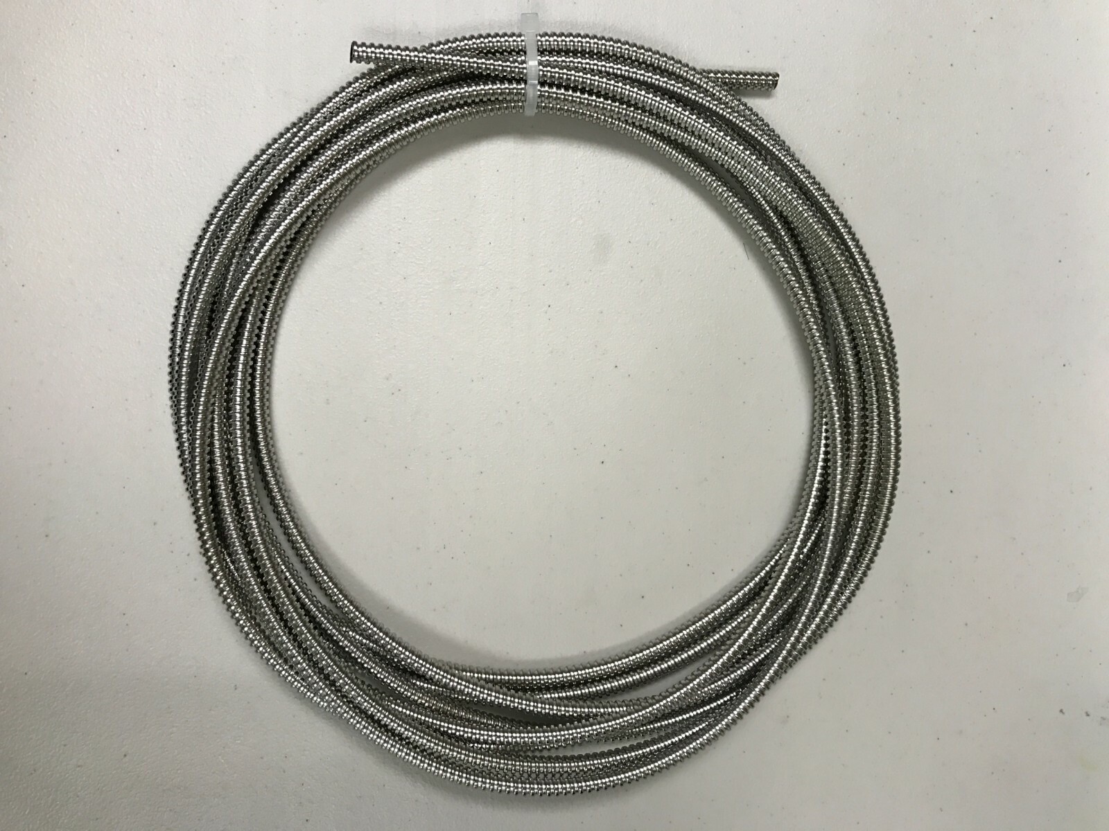 Stainless Steel flexible conduit, OD7 mm, ID 5mm, Length: 20ft