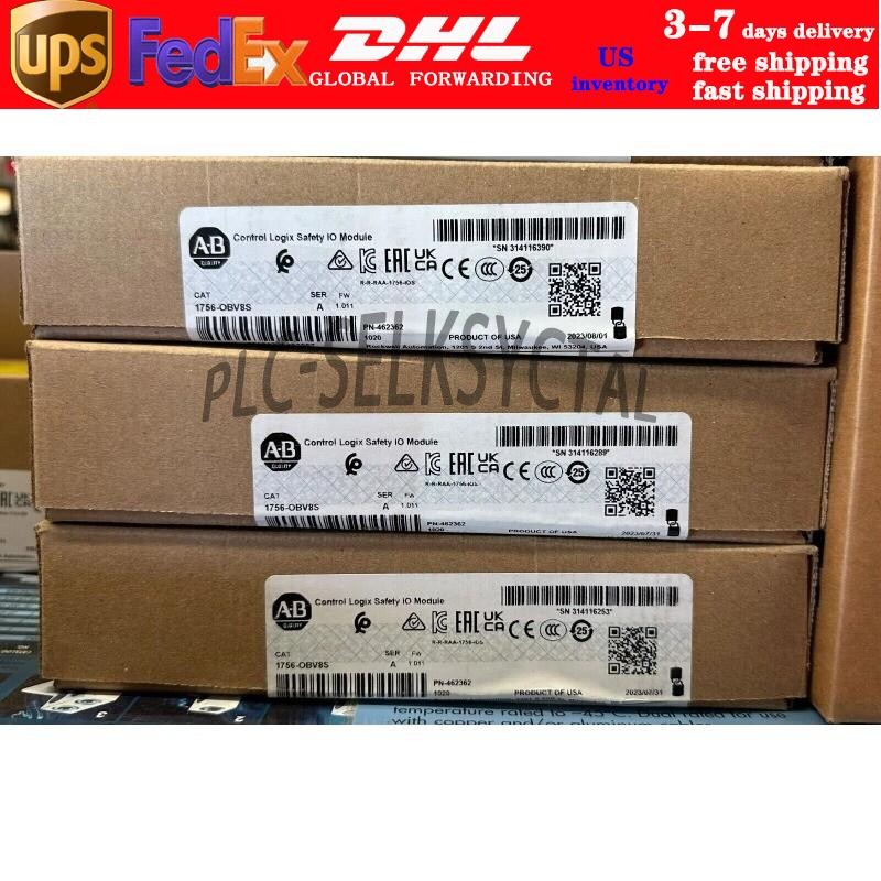 AB 1756-OBV8S ControlLogix Safety I/O Module 1756OBV8S New Sealed US Free Tax