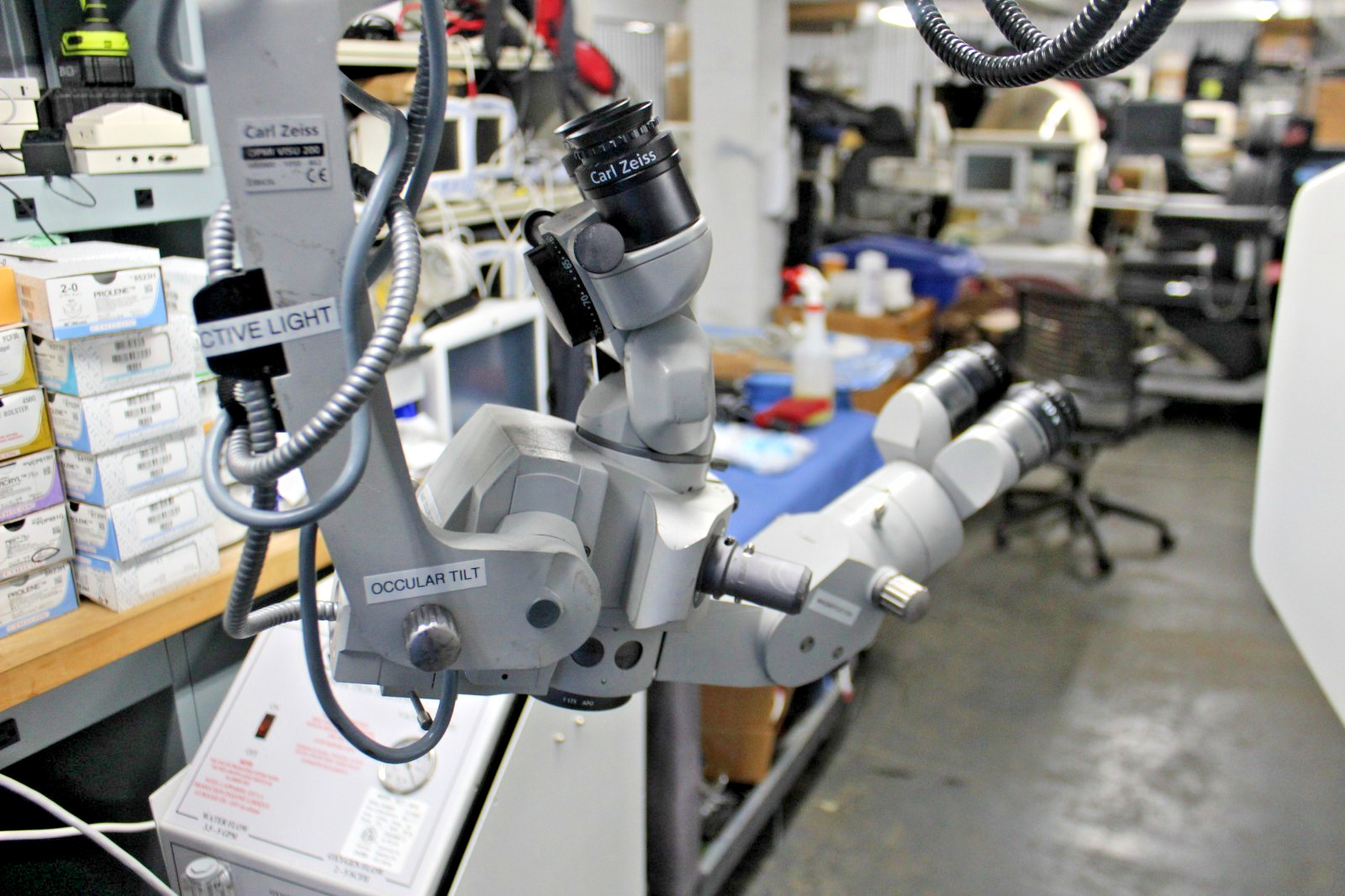 CARL ZEISS OPMI VISU 200 STATIV S8 SURGICAL MICROSCOPE