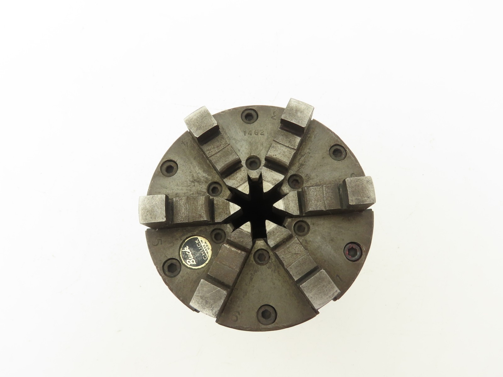 Buck Chuck 1462 6 Jaw Adjust-Tru Self Centering Manual Lathe Chuck 4″ OD