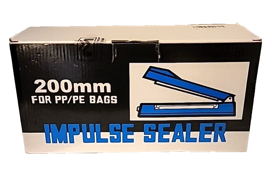 Vimi Plastic Film Sealer 200mm for PP/PE Bags Model PPS-100/150/200/250/300/400