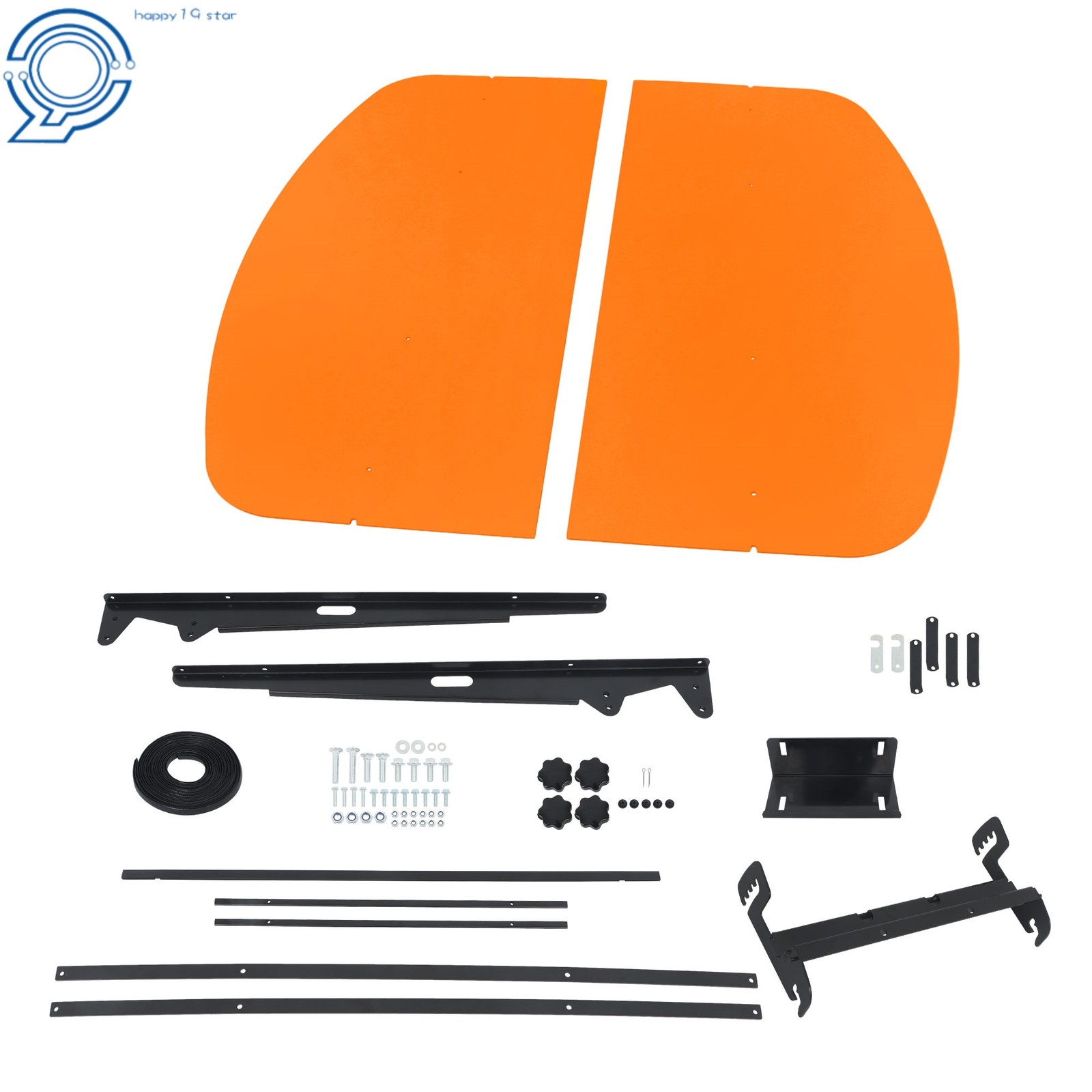 Orange Universal Tuff Top Tractor Canopy 52″ X 52″ For ROPS 2″ x 2″ or 2″ x 3″