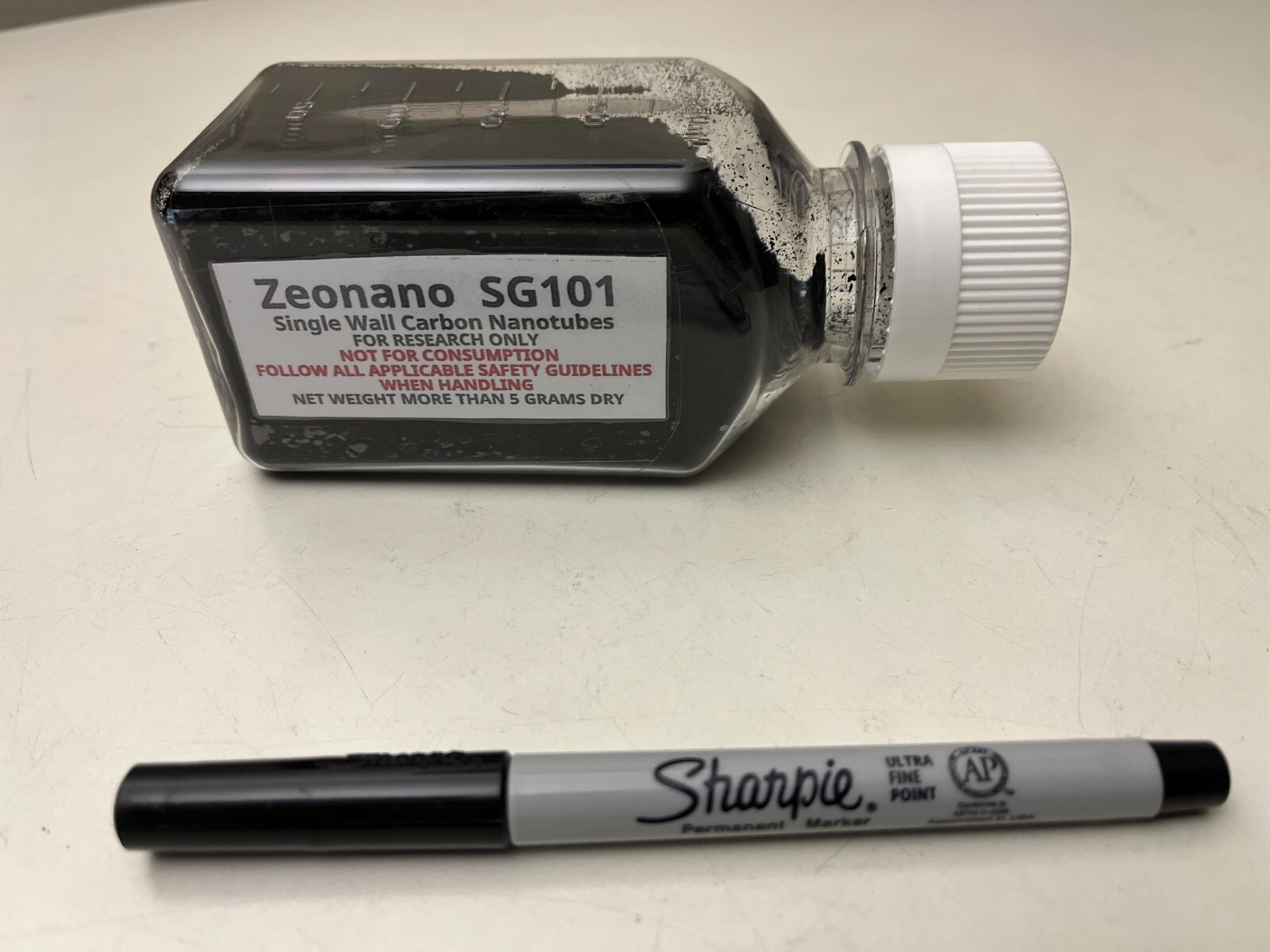 Over 5 grams dry wt. research grade SWCNT Single Wall Carbon Nanotubes SWNT