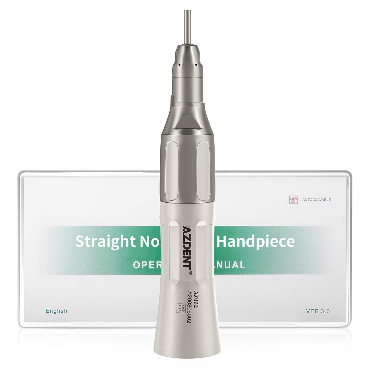 Dental Surgical 1:1 Straight Handpiece Low Speed External Water AZDENT