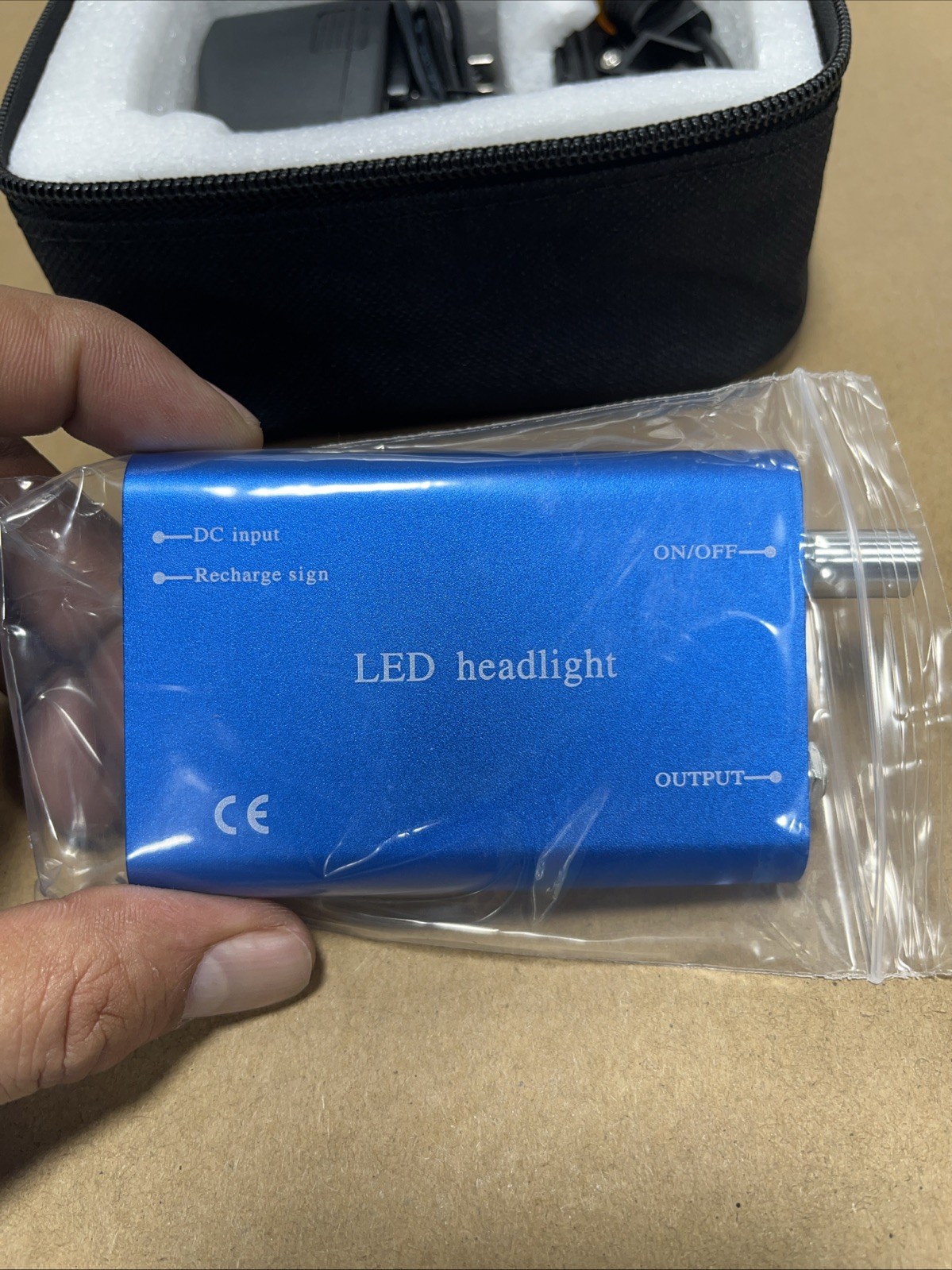 3W LED Headlight Medical Surgical LED Light Head Lamp for Dentist LoupeMetalclip
