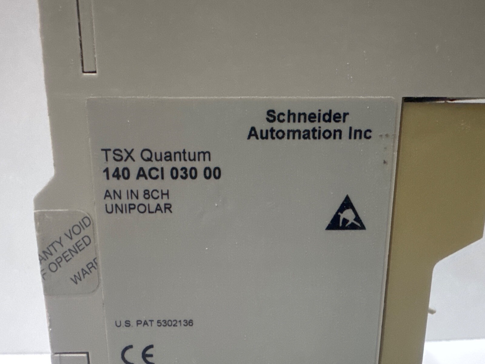 LOT 2 PCS SCHNEIDER ELECTRIC 140ACI03000 ANALOG INPUT MODULE MODICON QUANTUM