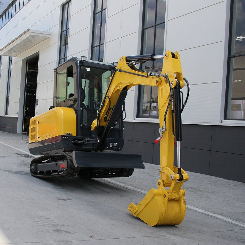 3.5 Ton Kubota 25HP Diesel Mini Excavator, Side Swing Boom Mini Digger EPA