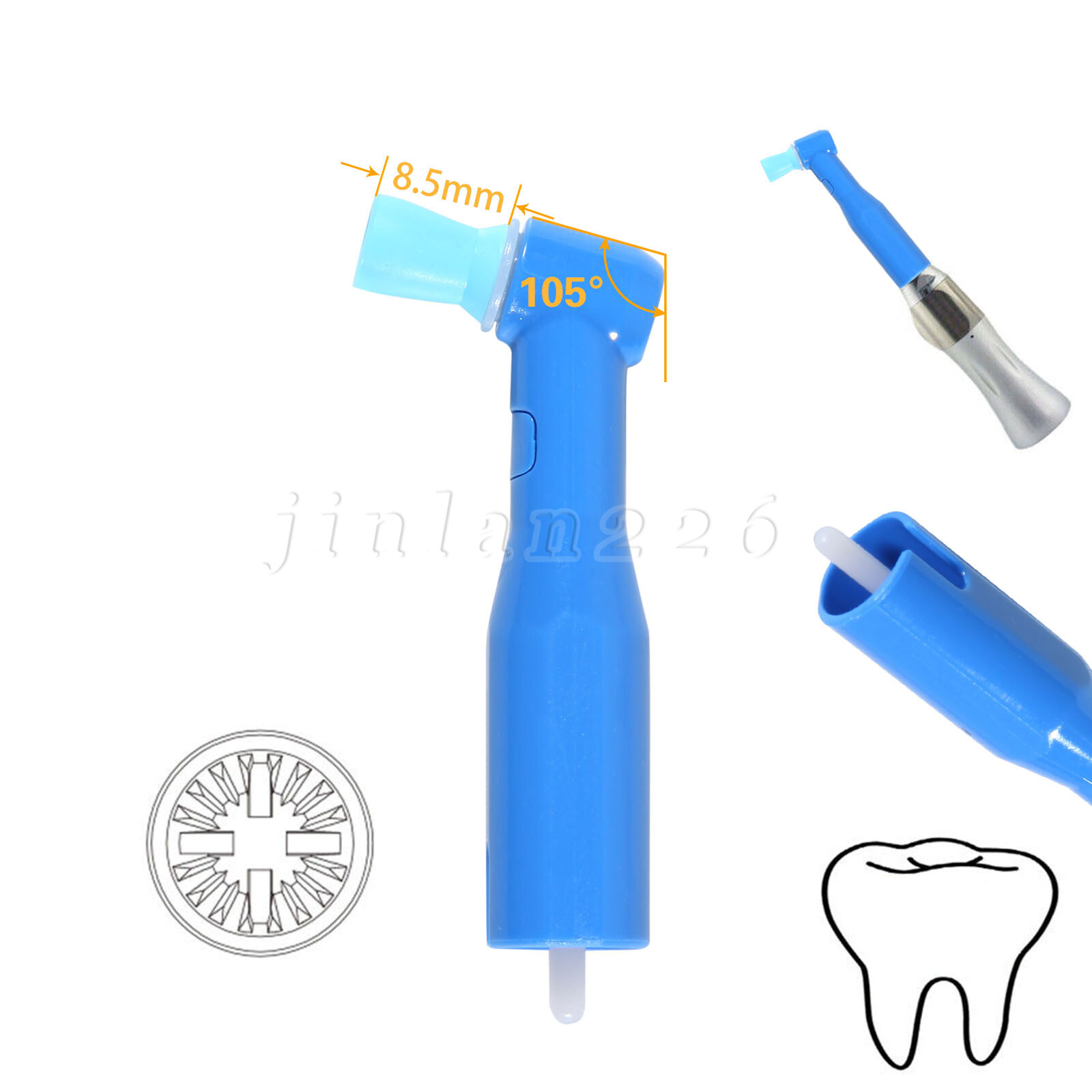 Dental Alto Voltaje LED Luz de Curado Lampara 3S Curing Light 3 Colors