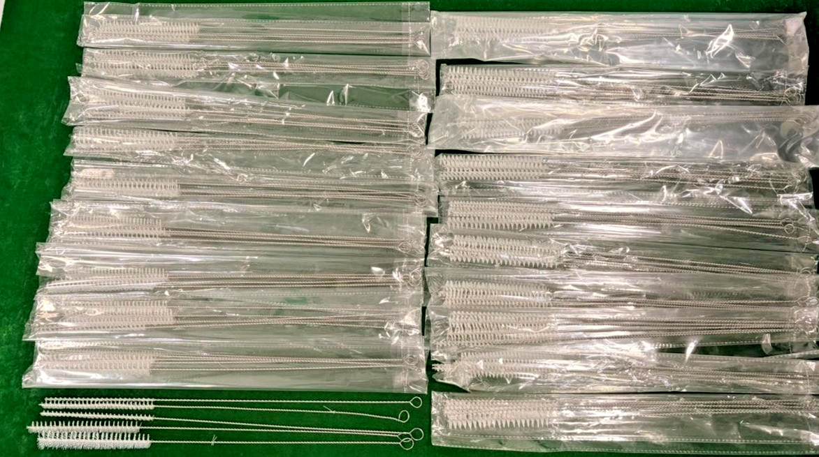 20 Set Laparoscopic Cleaning Brush Set of 5 for Surgical Instruments