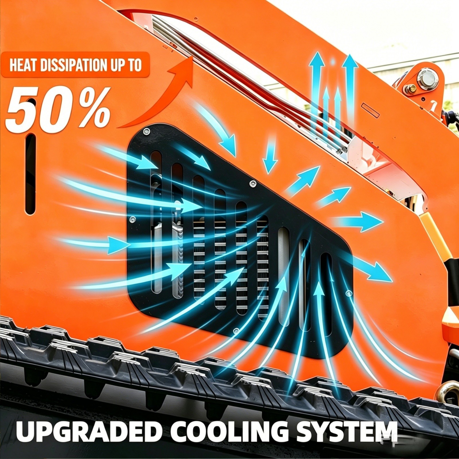 Upgraded 2025 Mini Skid Steer Track Loader Hydraulic Crawler Skid Pickup & Ship