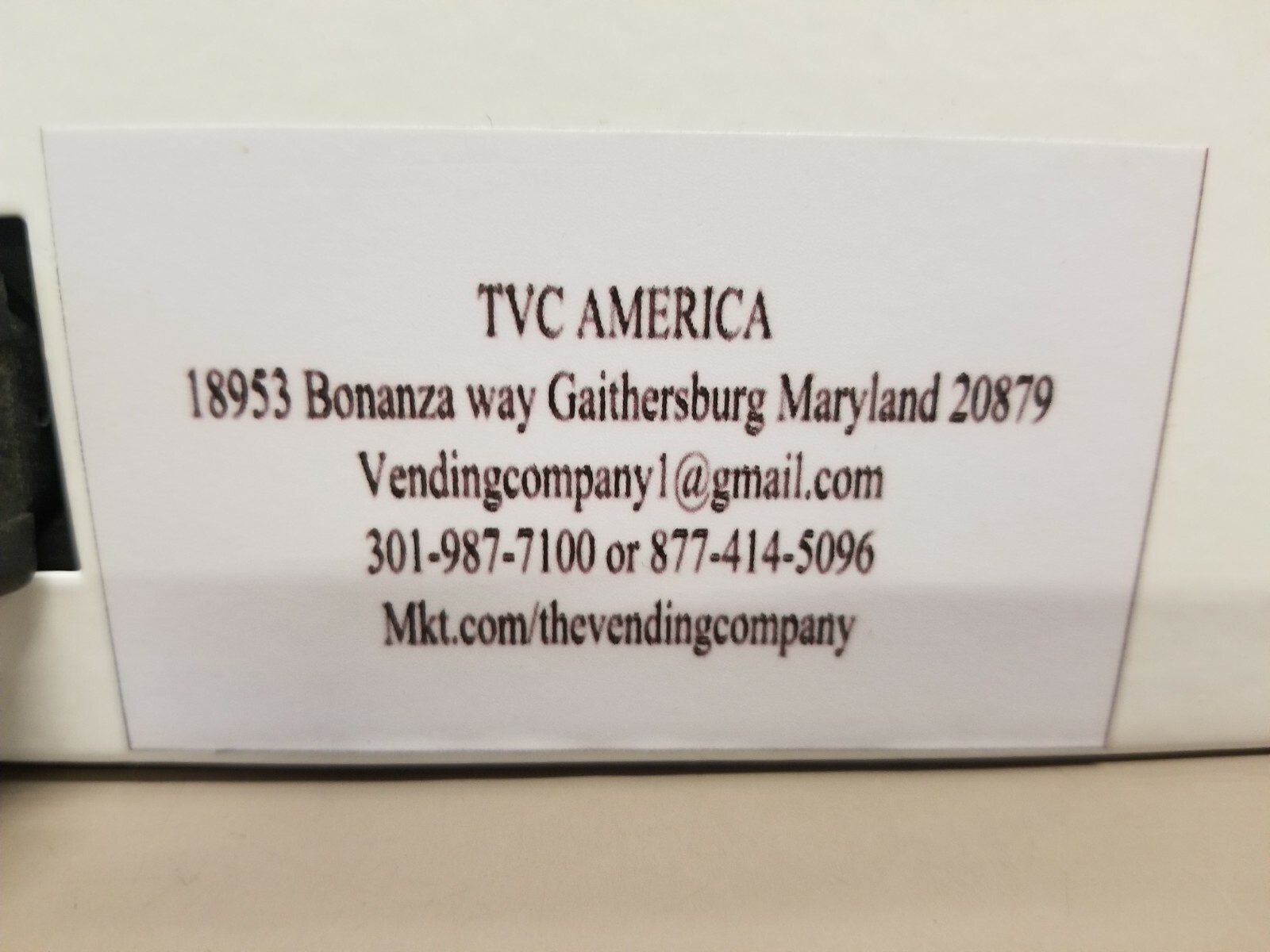 Dollar bill change machine TVC 1 Year Warranty $1 $5 $10 $20 bills