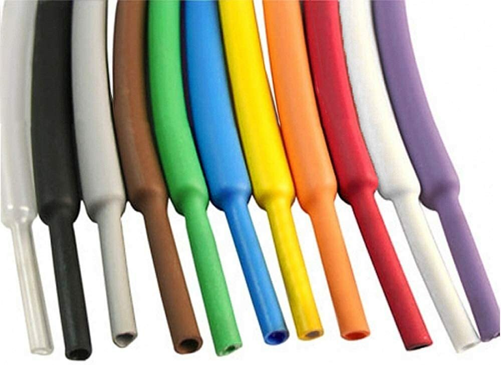2:1 Heat Shrink Tubing Polyolefin – 10 Feet – 3/64″ to 4″ – Electriduct