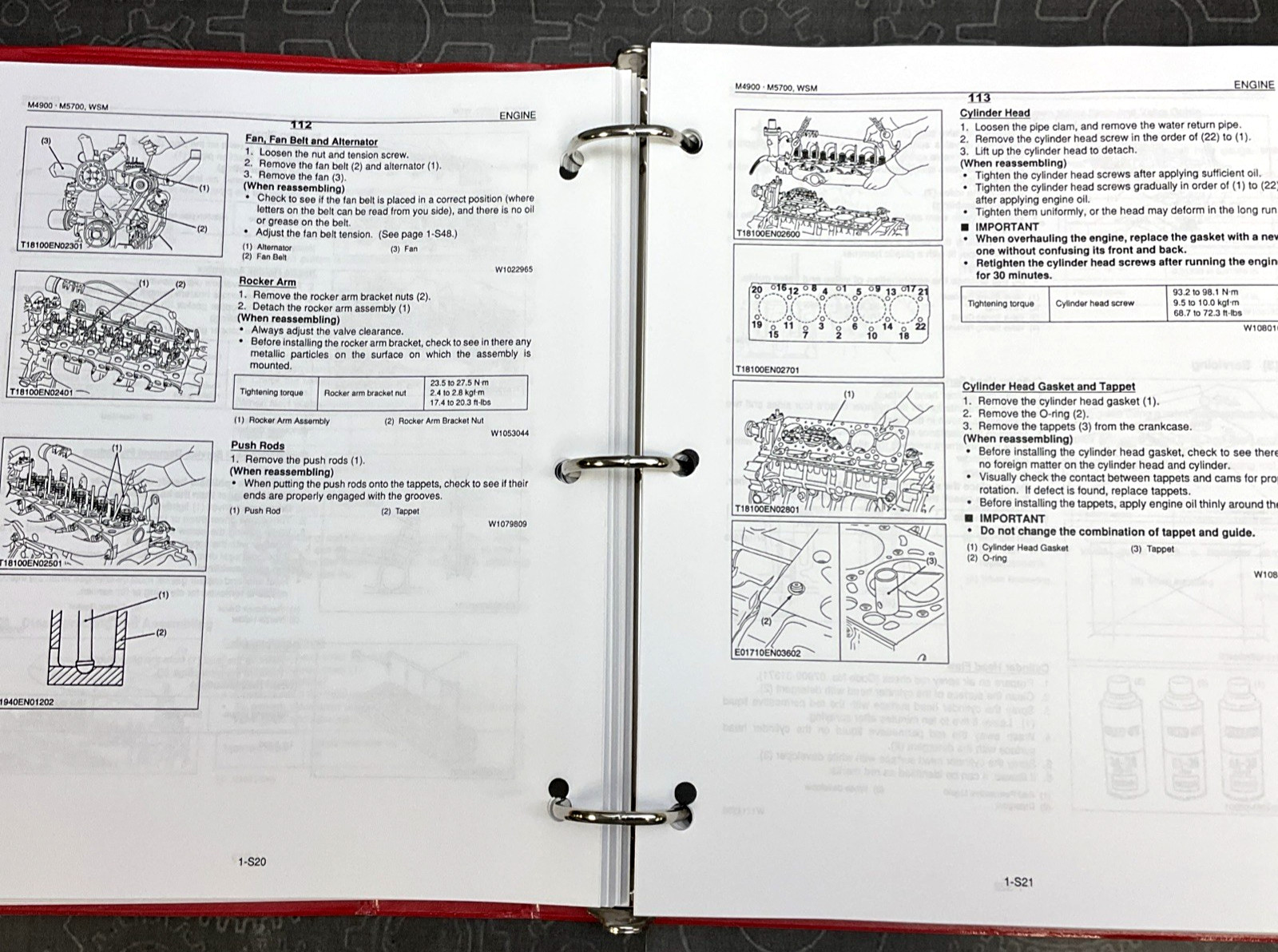 Service Manual for Kubota M4900 M5700 M5700HD Tractor Repair Shop Workshop Book