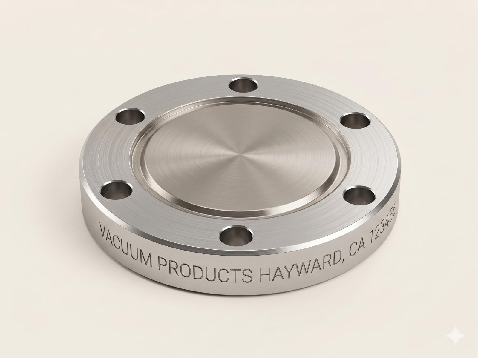 UHV | DN40-BLANK | BLANK FLANGE | 304SS | 2.75″ CF | CONFLAT