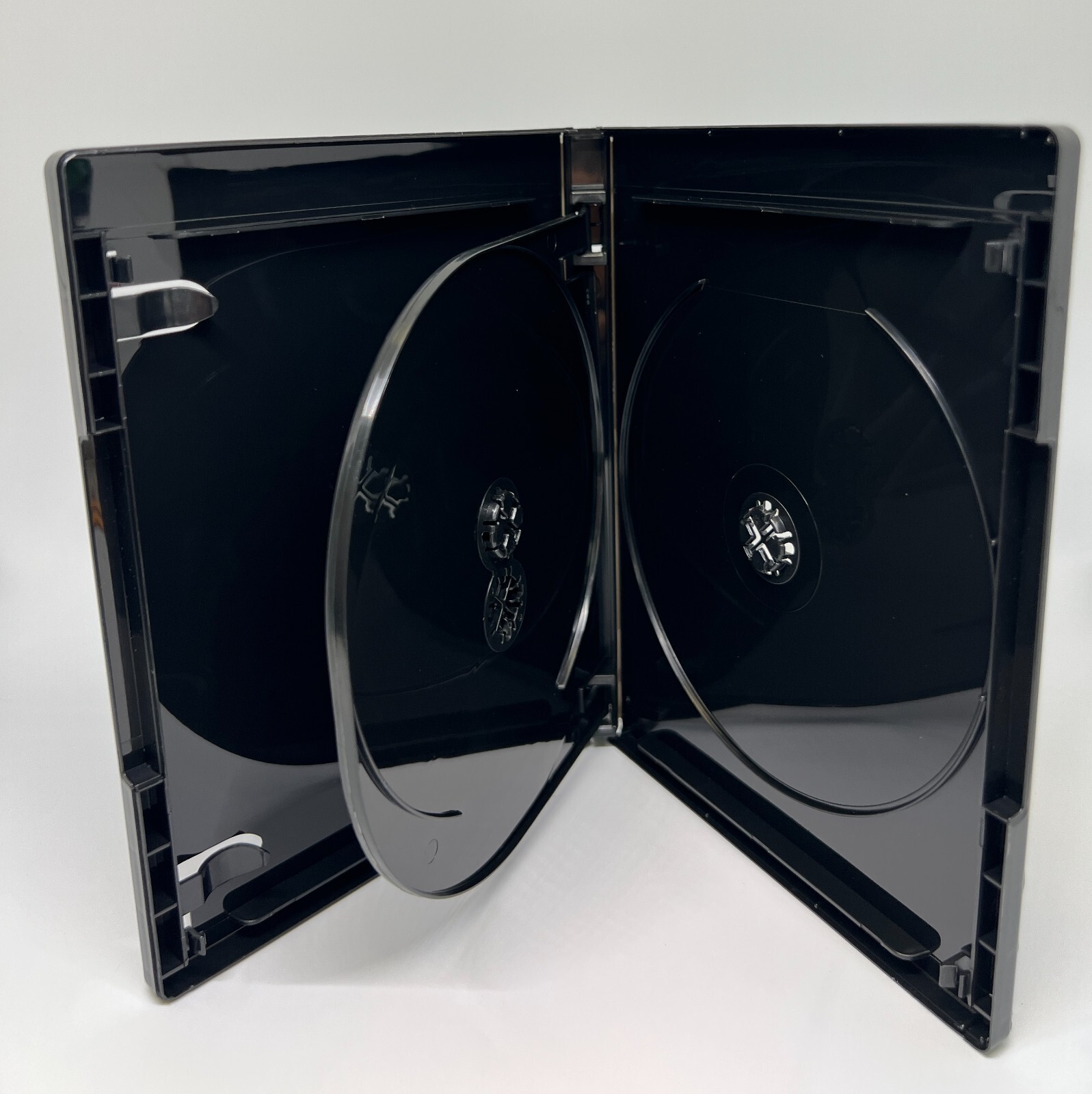 3 PCS NEW TOP QUALITY 14MM 4K ULTRA HD TRIPLE MULTI-3 BLURAY CASE, BLACK, QJ300