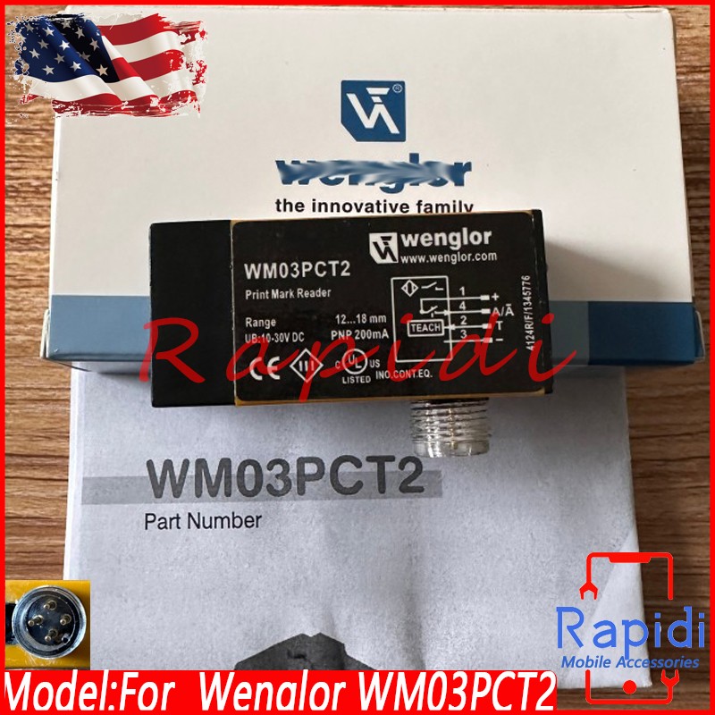 New In Box Photoelectric Sensor Switch For Wenglor WM03PCT2 10-30VDC 4Pins