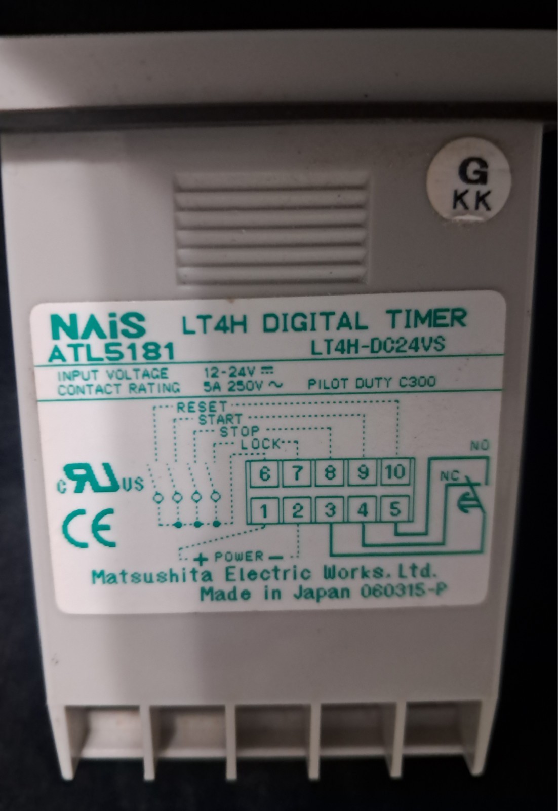 Panasonic LT4H Digital Timer ATL5181
