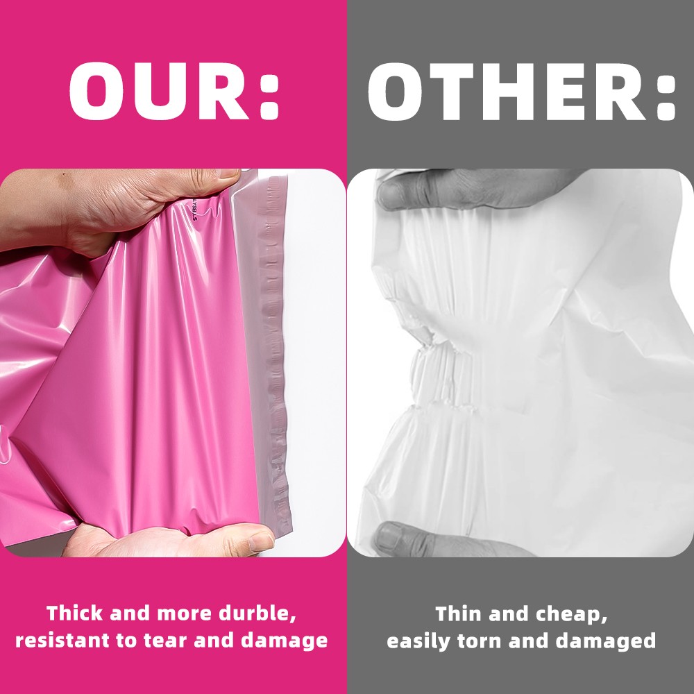 Poly Mailers Shipping Bags – 6×9 7.5×10.5 9×12 10×13 12×15.5 14.5×19 19×24 24×24