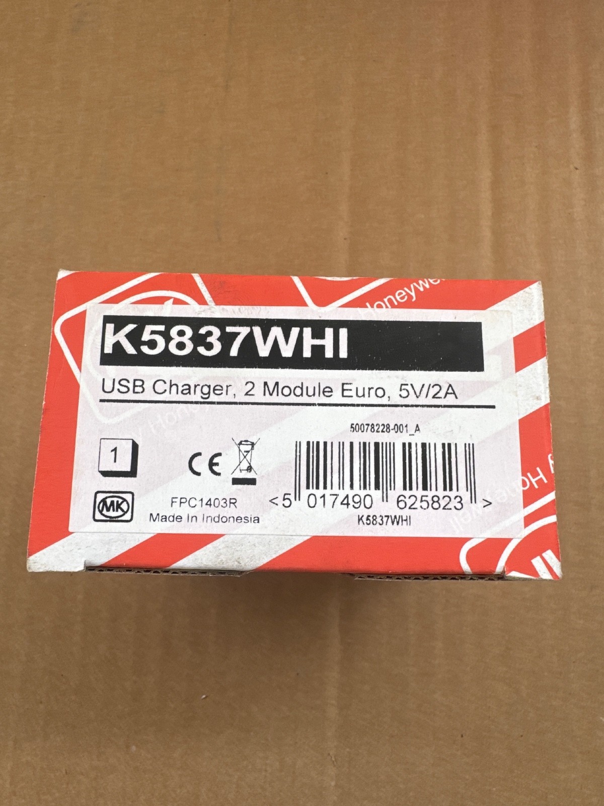 LOT 2 PCs MK K5837WHI Module USB Charging Module white