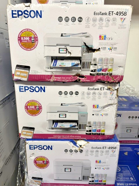 Epson ET-4958 EcoTank Wireless All-in-One Color Supertank Printer, C11CL40203
