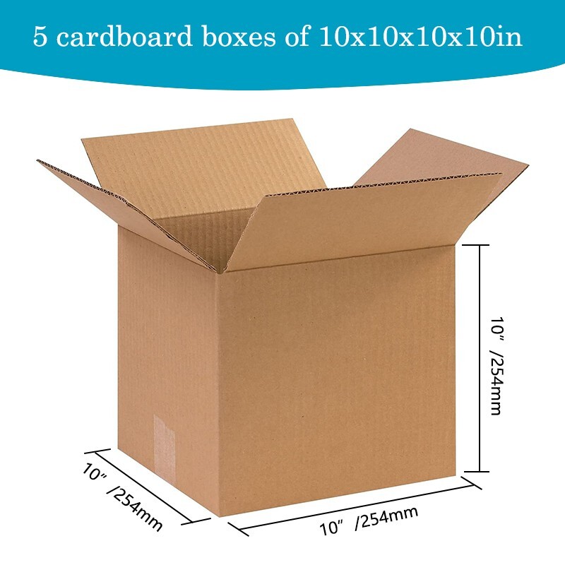 10 x 10 x 10 small shipping box, 5~20 pieces | for packaging, handling, storage
