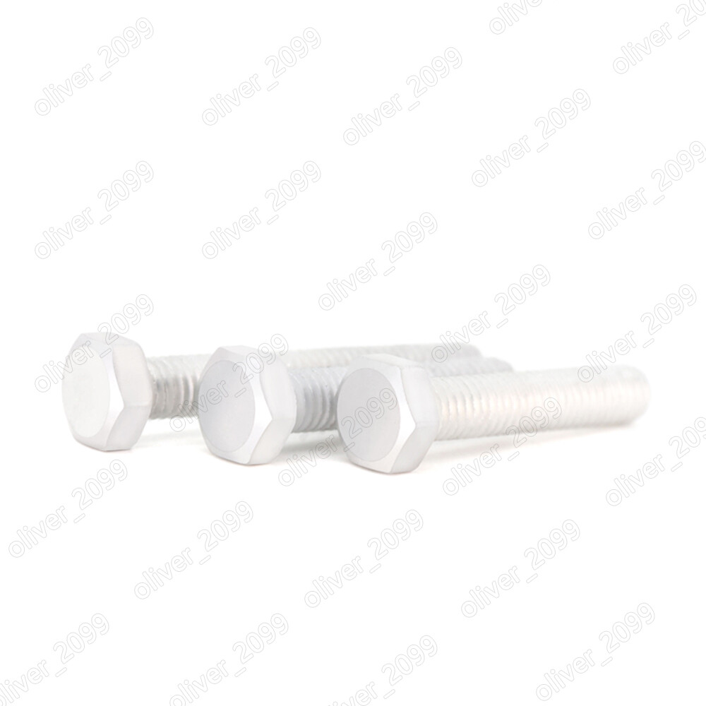M6 M8 M10 M12 Aluminum Alloy 6063 Hexagon Bolts Hex Head Cap Screws DIN933