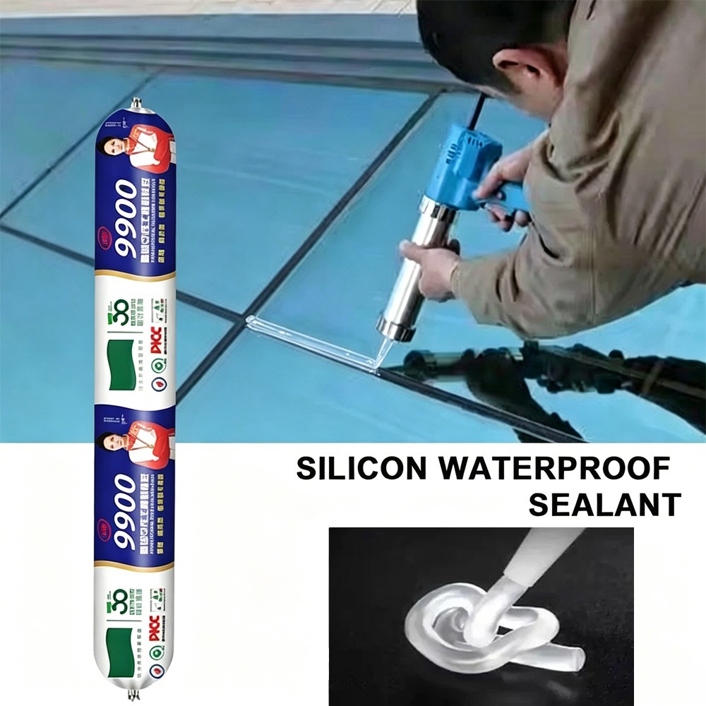 Transparent 9900 Waterproof Sealant Outdoor Silicone Heat Resistant 500g