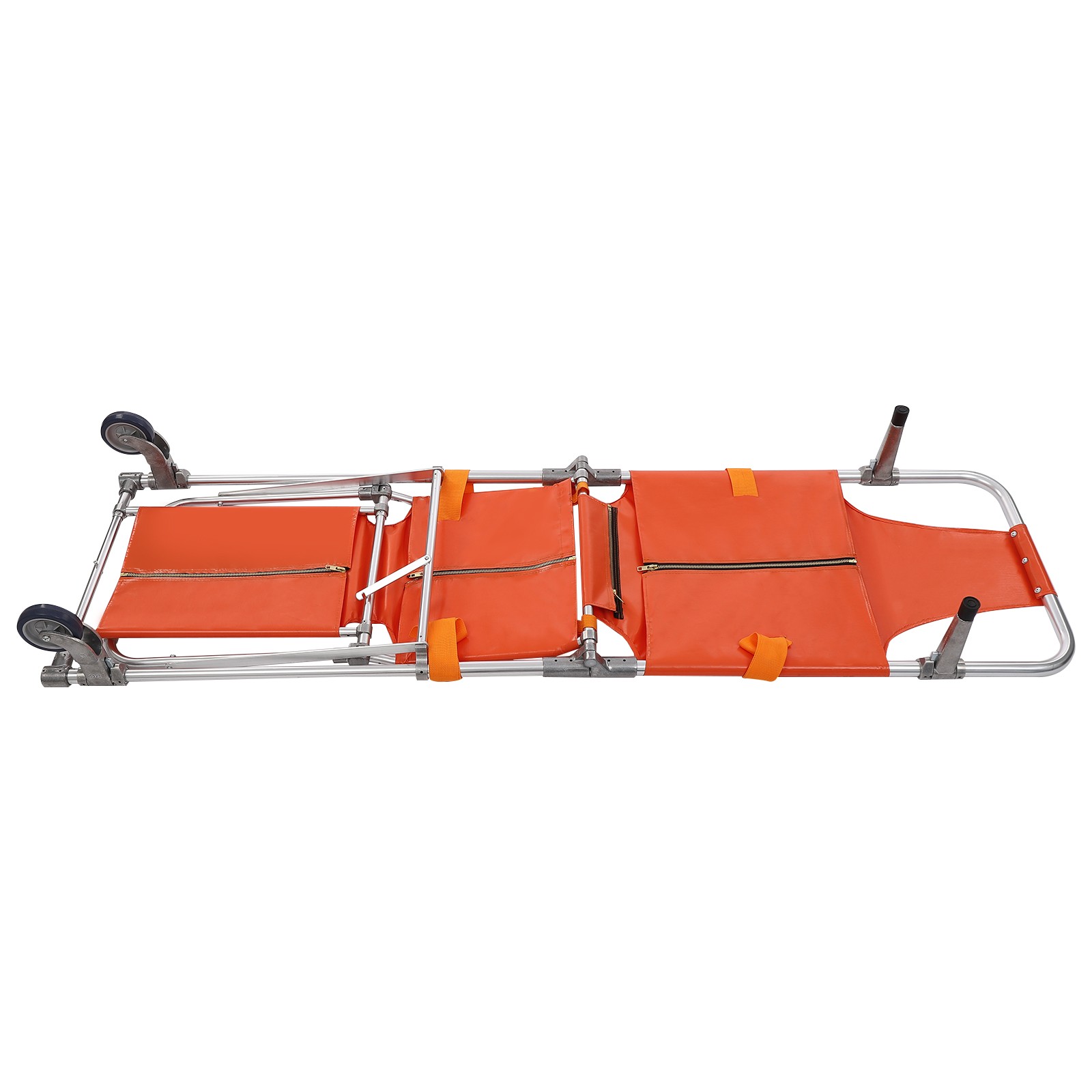 Emergency Rescue Stair Stretcher Chair Foldable Chair Stretcher W/ 2 Wheels
