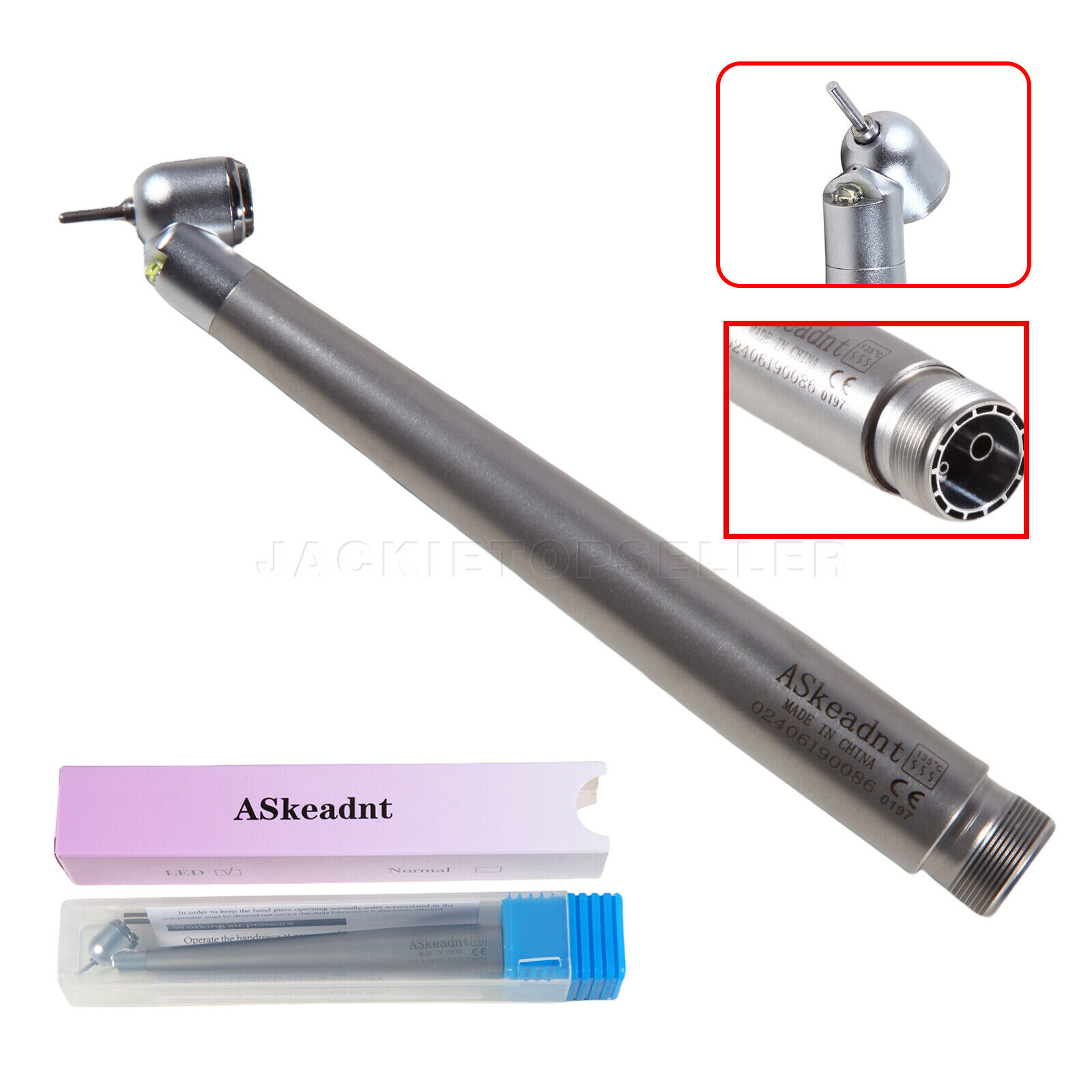 45° Surgical NSK PANA MAX Style Dental Pieza de mano alta velocidad 2Hole Borden
