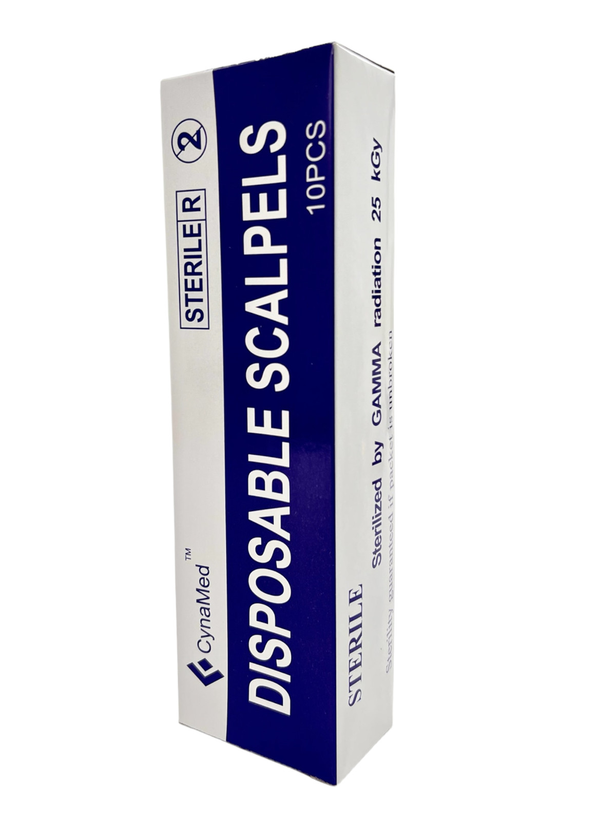 New Disposable Scalpel Blades With Plastic Handle ( Box of 10 ) Sterile Surgical