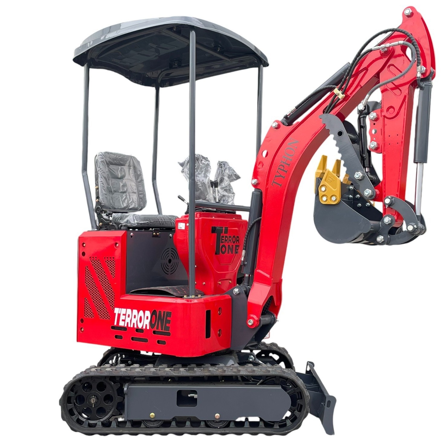 13.5HP Mini Excavator 1 TON B&S EPA Engine Hydraulic Thumb Digger Free Shipping