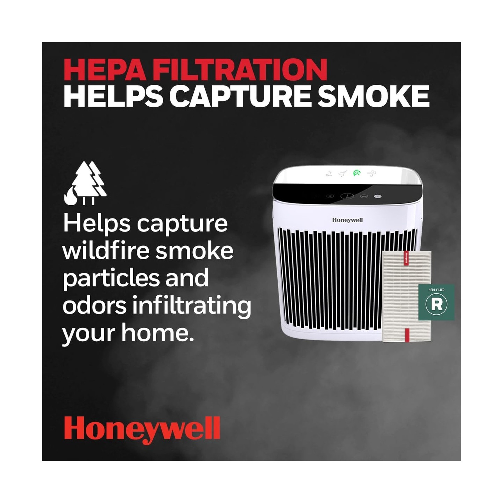 Honeywell HEPA Air Purifier for Home, 938 Ft² Rooms in 1 hour, … FAST USA