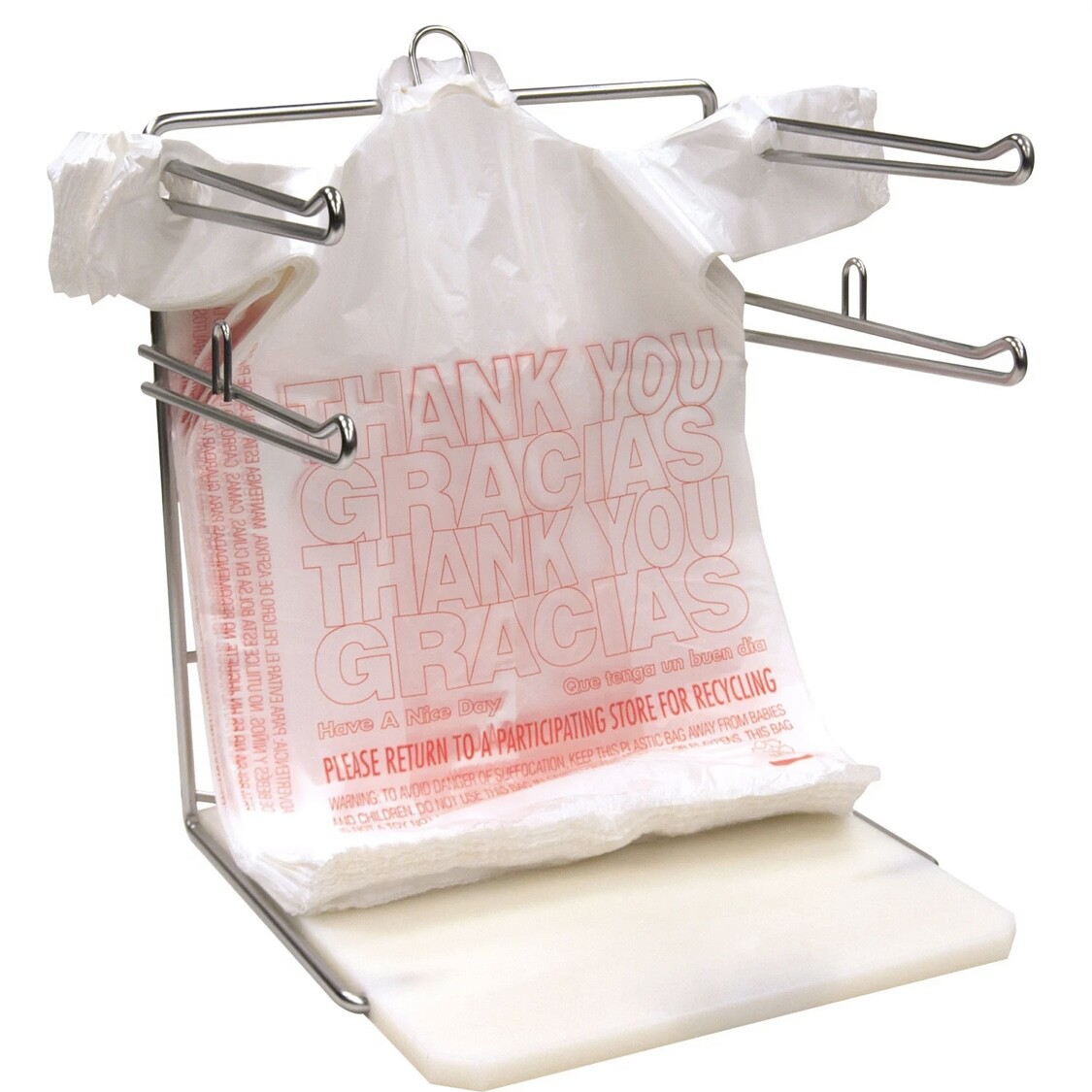 T Shirt Bags Plastic Grocery Shopping Carry Out Thank You Bag 11.5”x6.5”x22”