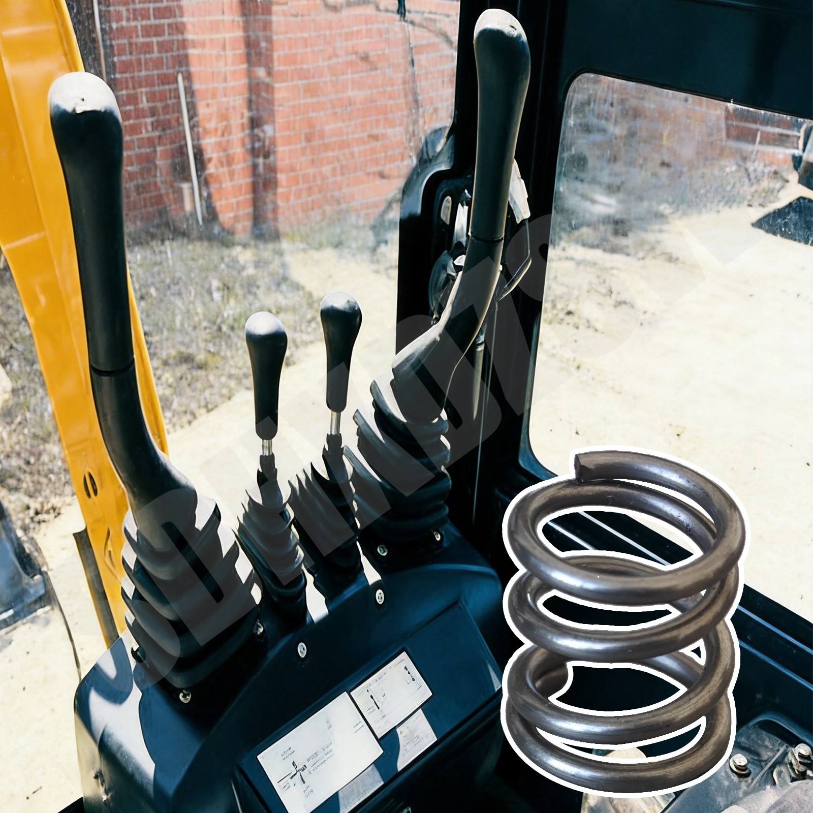 Chinese Mini Excavator Spring Mod Kit Of 8 Stainless Springs AGT Miva CFG Rippa
