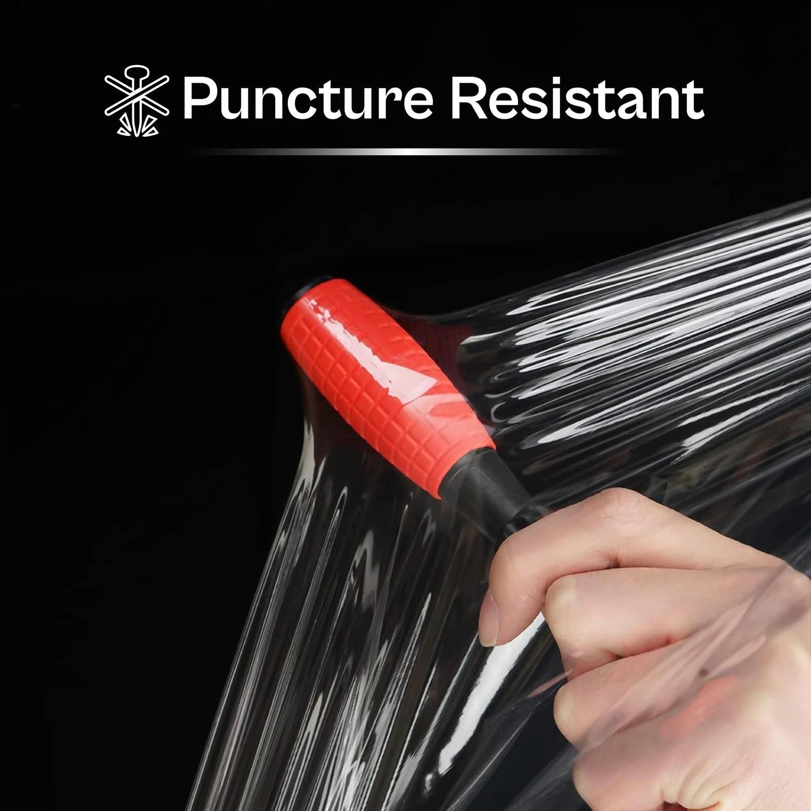 Cast Hand Stretch Wrap 4 Roll 15″x1000′ 120 Ga Palstic Packing Shrink Film