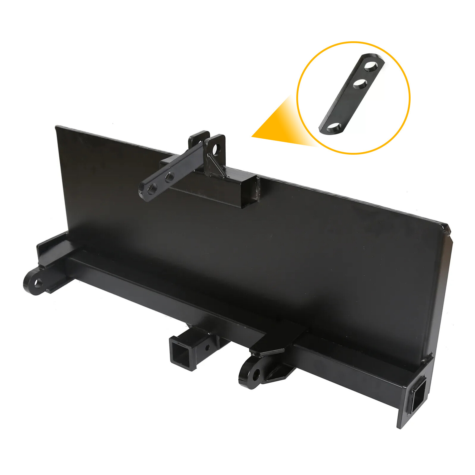 3-Point Attachment Adapter Skid Steer Trailer Hitch Front Tractor Loader Case