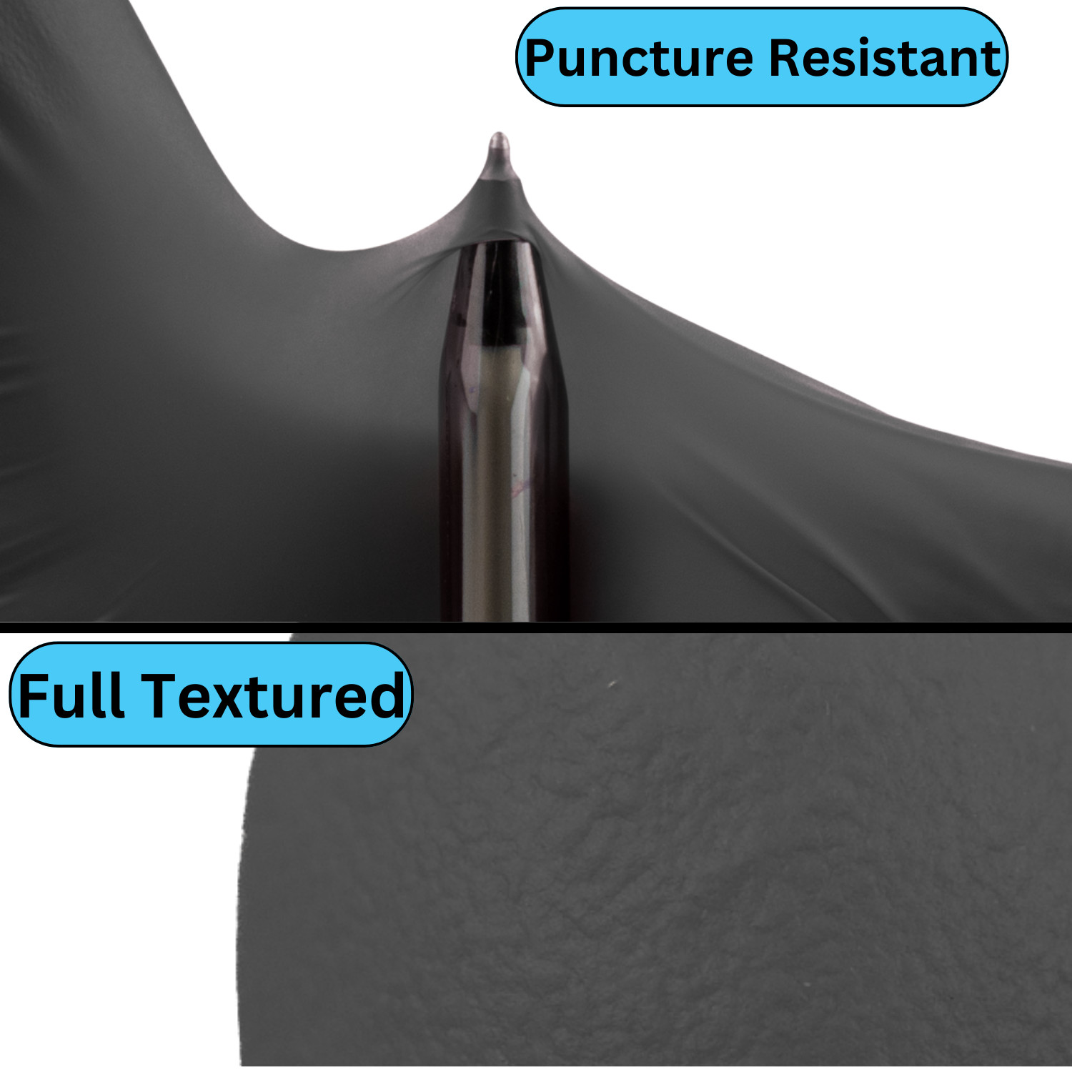1000 Pcs Black Nitrile 6 Mil Powder Free Gloves X-Large