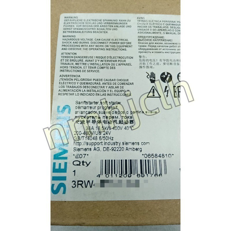 3RW4036-1TB04 Original Siemens Soft Start Component Quick Local Ship