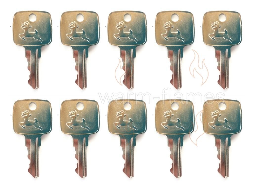 (5) Ignition Key For John Deere Multiquip Equipment AR51481, AT195302, AT145929