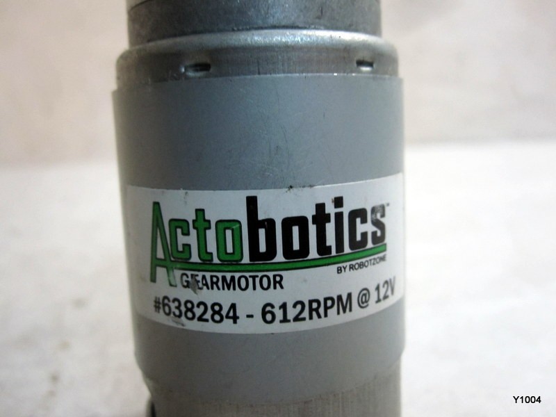 612 RPM HD Premium Planetary Gear Motor 638284