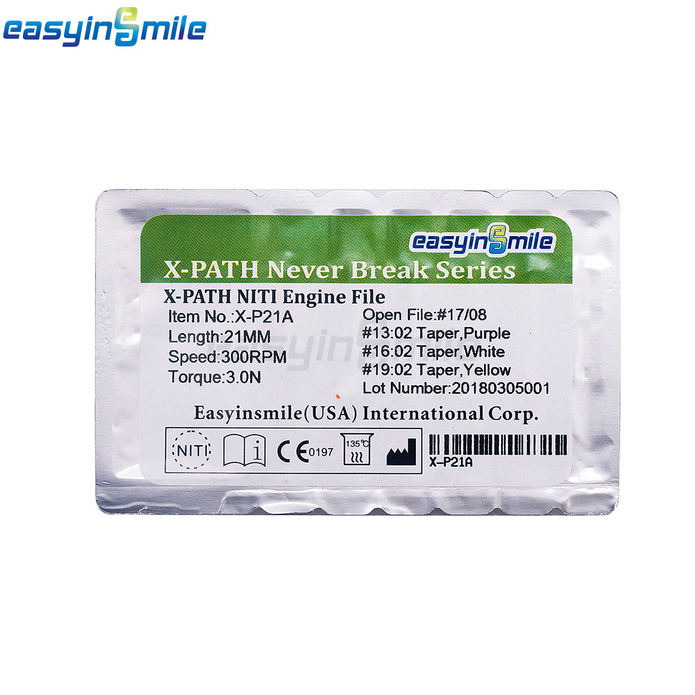 4Pc Endodontic Glide Path Files Dental Endo NITI Rotary File 25/21mm #13 02Taper