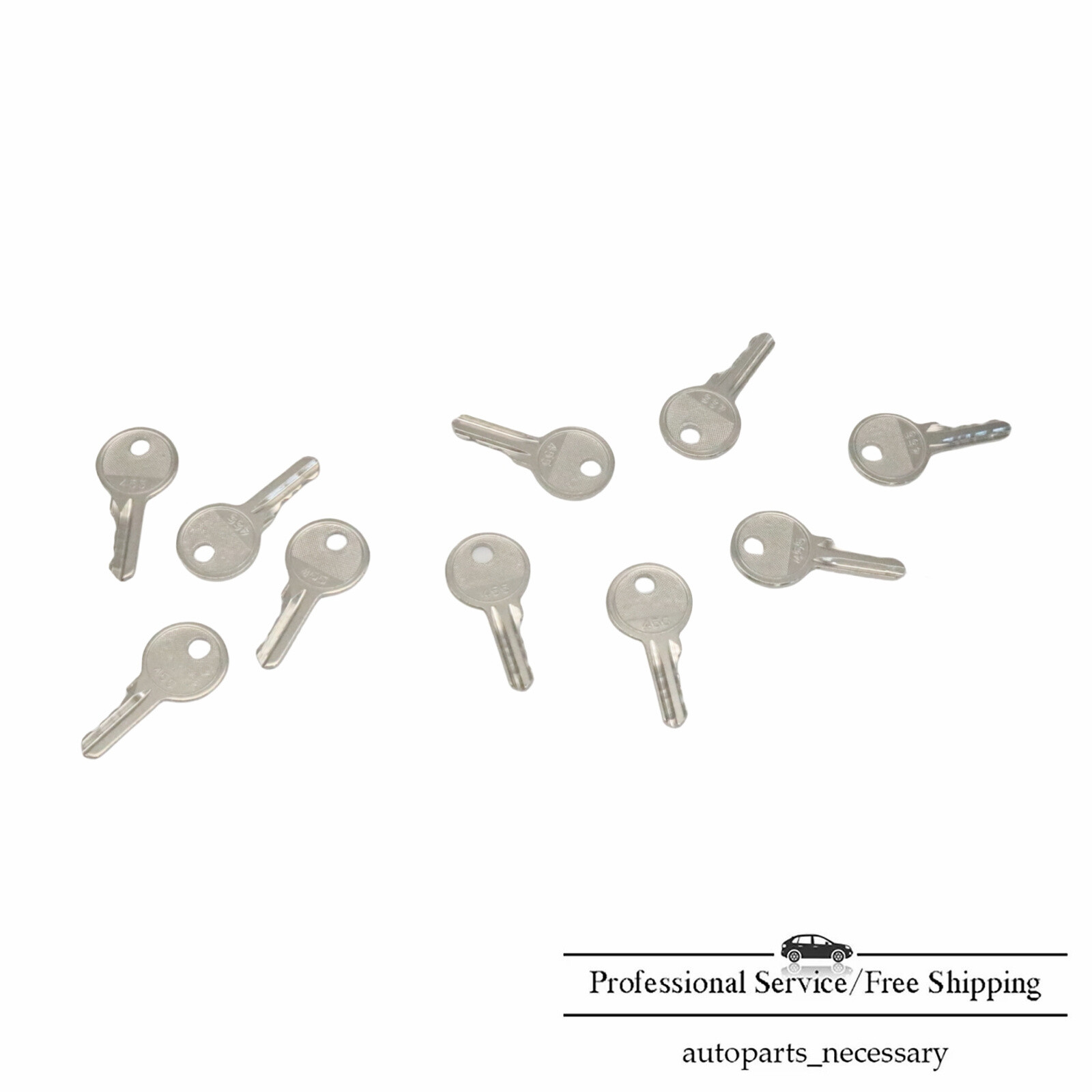 10X Ignition Keys 455 key 104466 For Genie Skyjack Snorkel Terex Vermeer