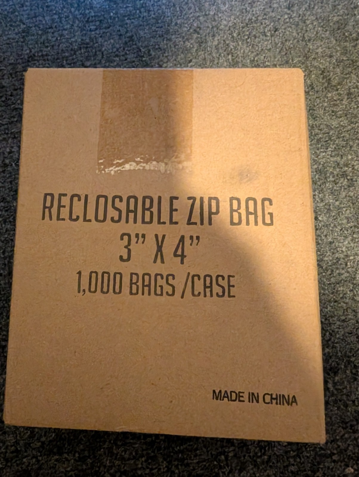 Spartan Industrial 3″ x 4″ Reclosable Zip Bags – 1,000 Count – Clear Poly Plasti