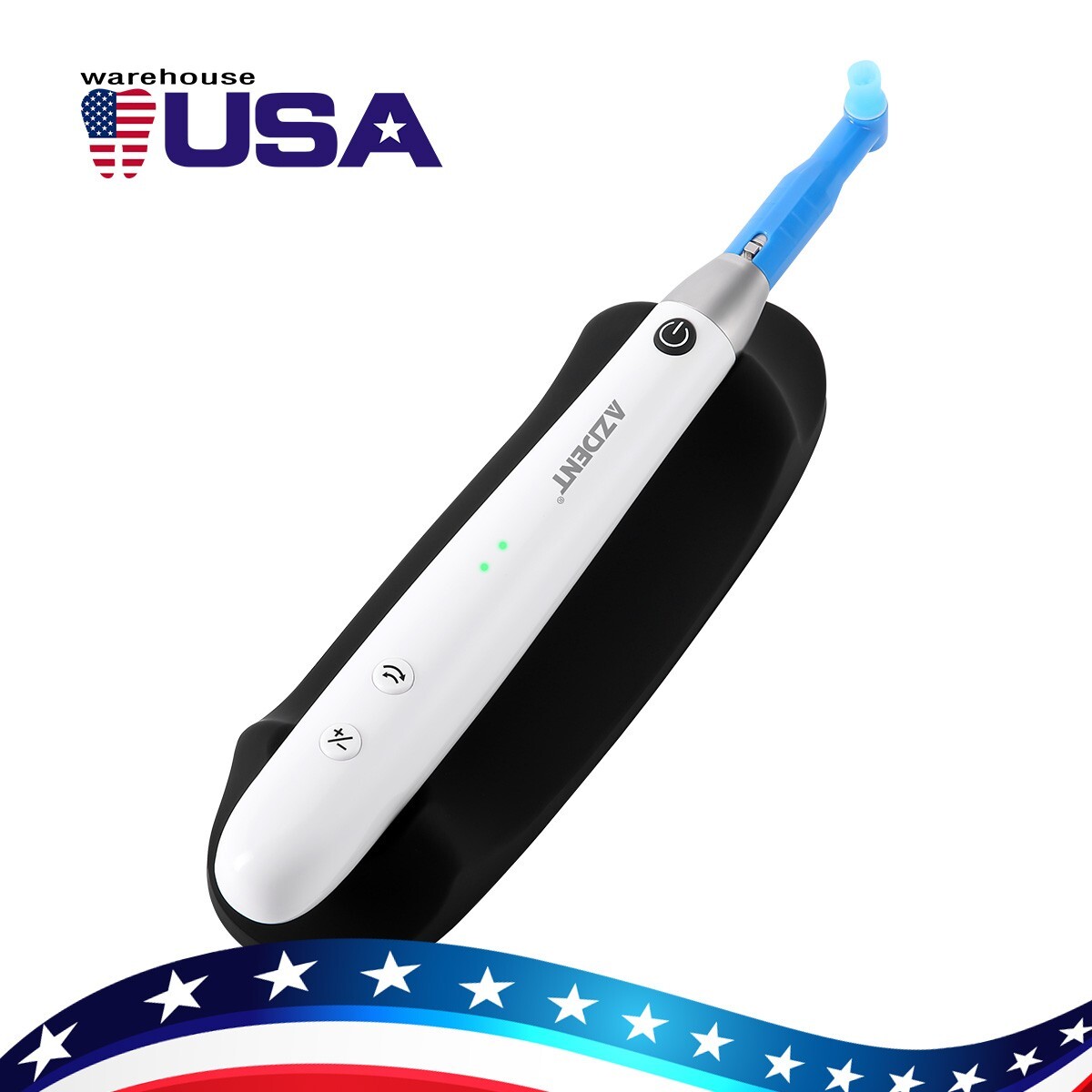 AZDENT Dental Cordless Wireless Hygiene Prophy Handpiece Air Motor 360° Swivel