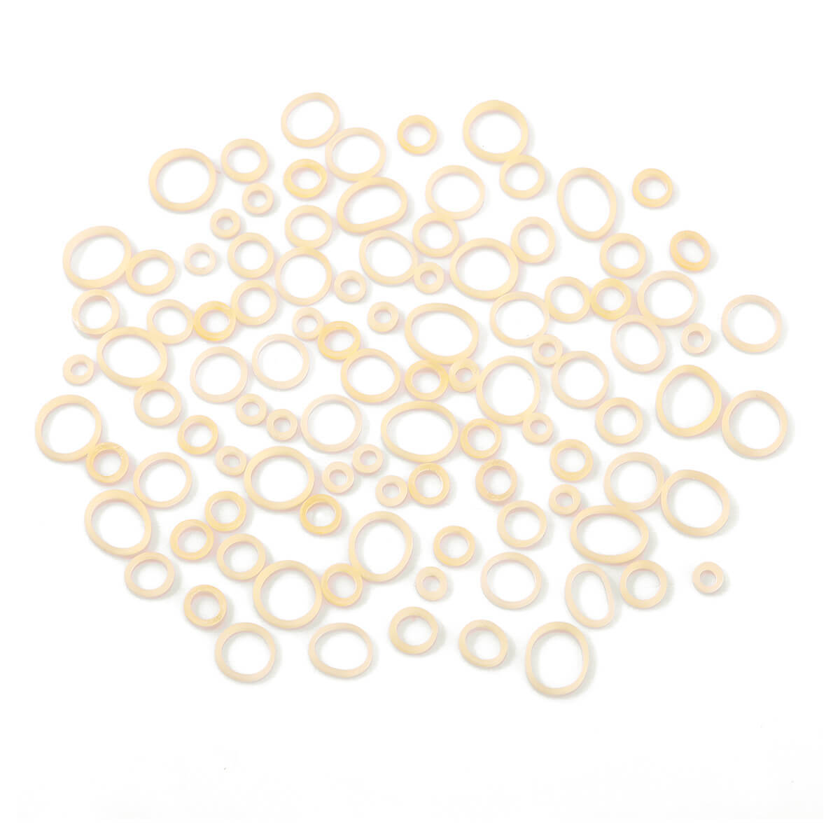 Dental Ortho elásticos cadena látex ligadura elástica bandas para soportes Ties