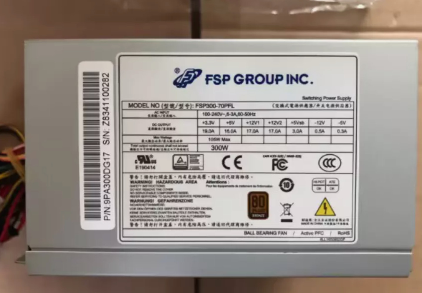 1Pc NEW FSP300-60PFG Industrial computer power 60 days warranty