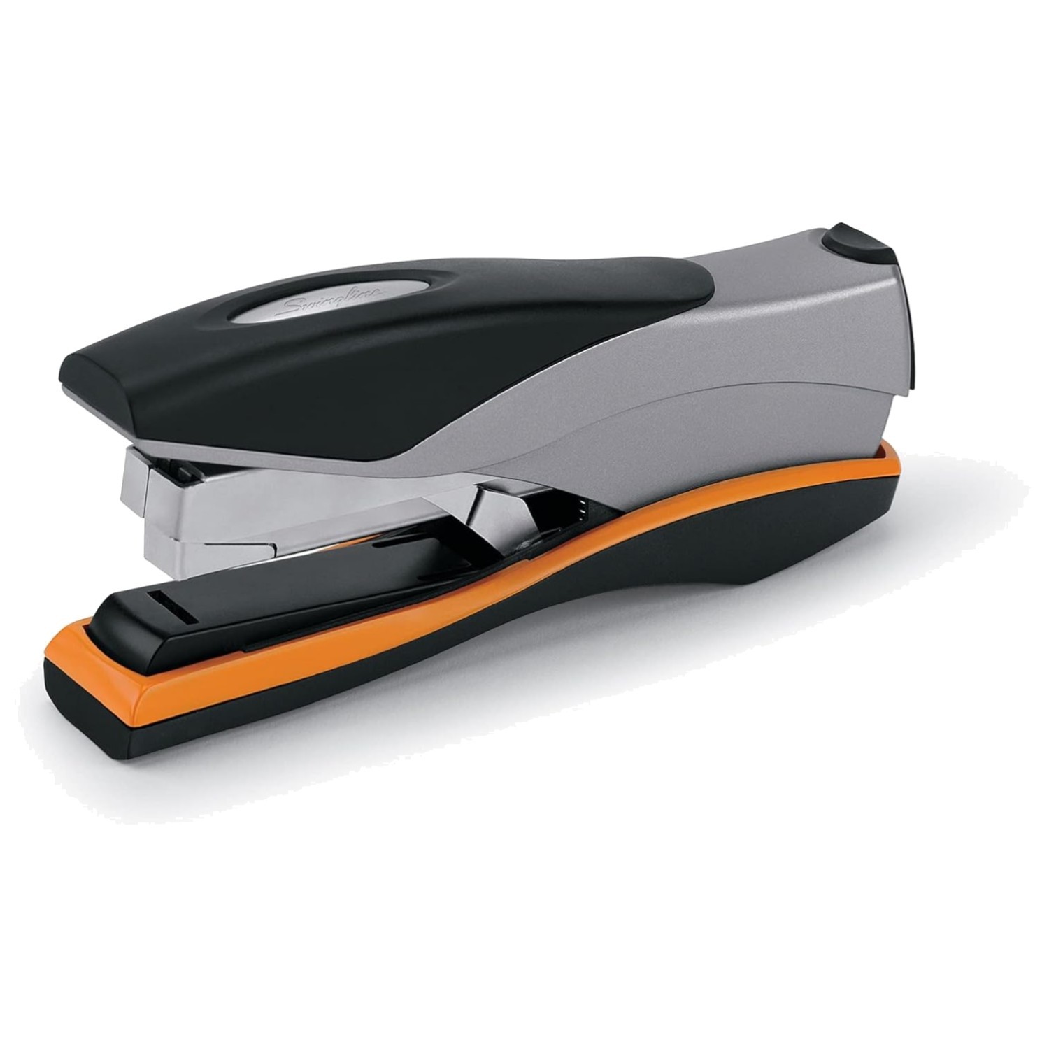 Black/Silver Desktop Stapler, 40 Sheet Capacity, Low Effort
